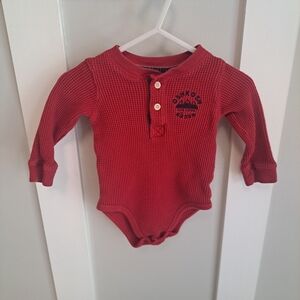 Henley Bodysuit Size 12M